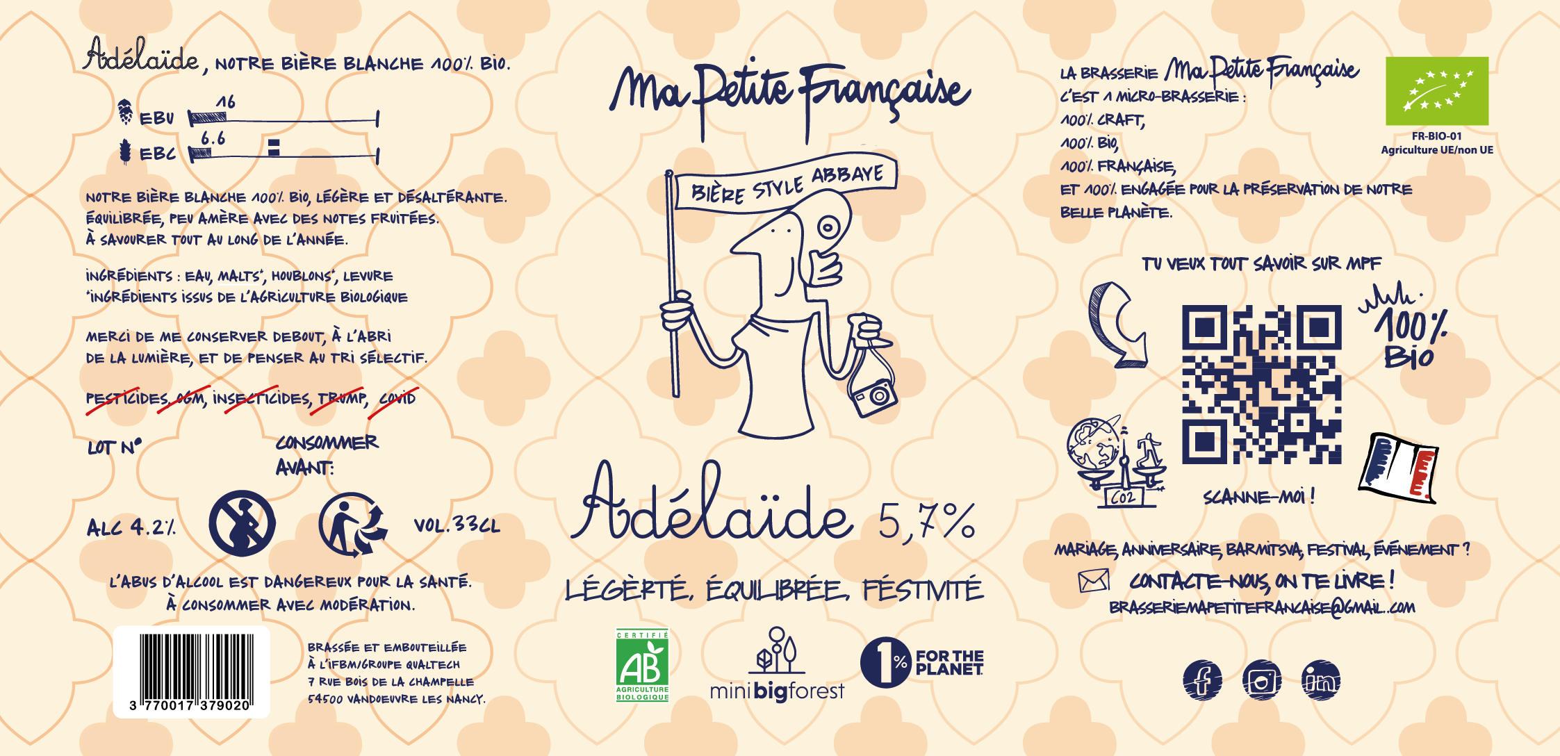 Ma Petite Française — étiquettes panorama